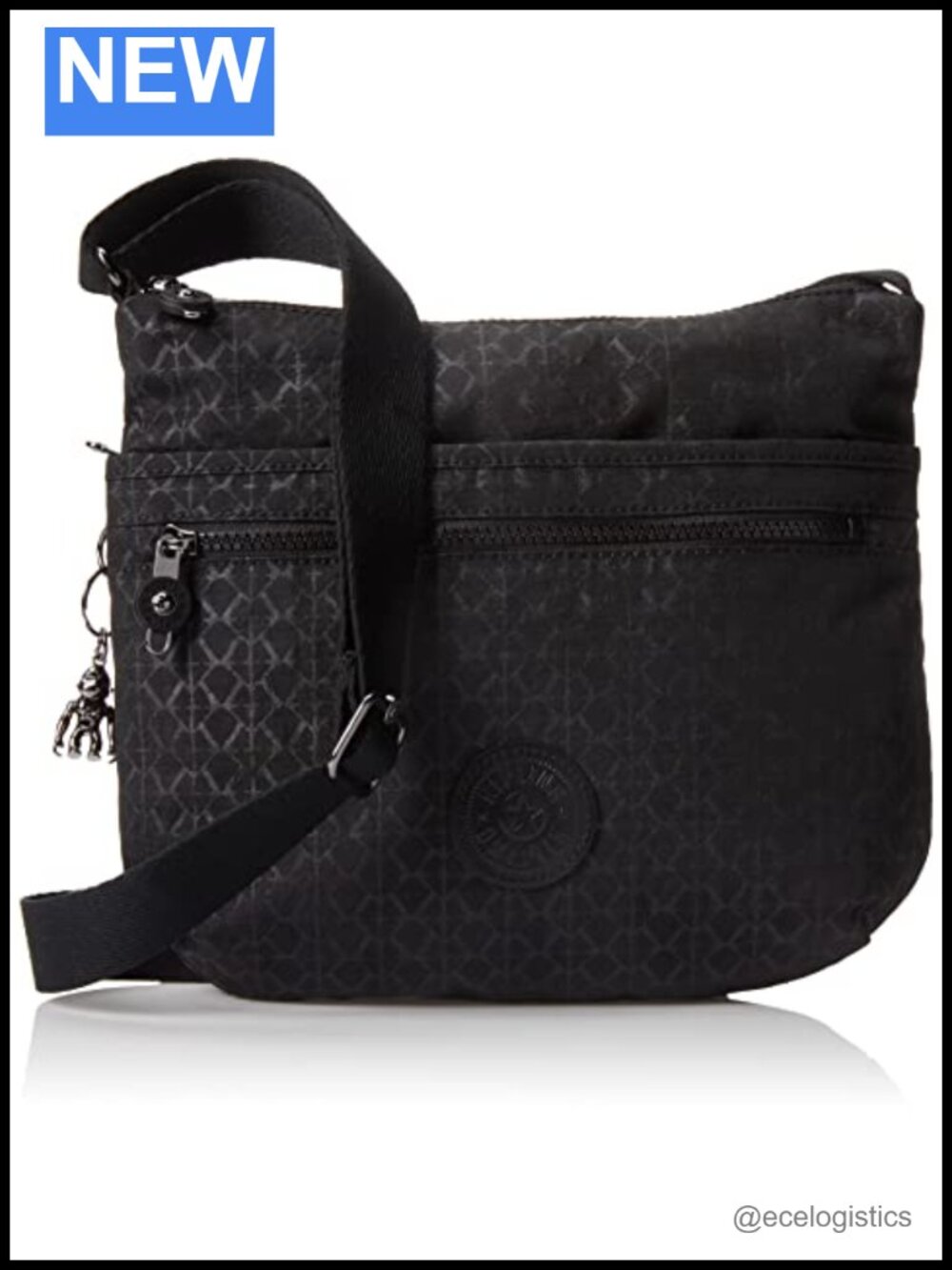 Kipling Arto Crossbody Bag Water Resistant Nylon Shoulder Purse